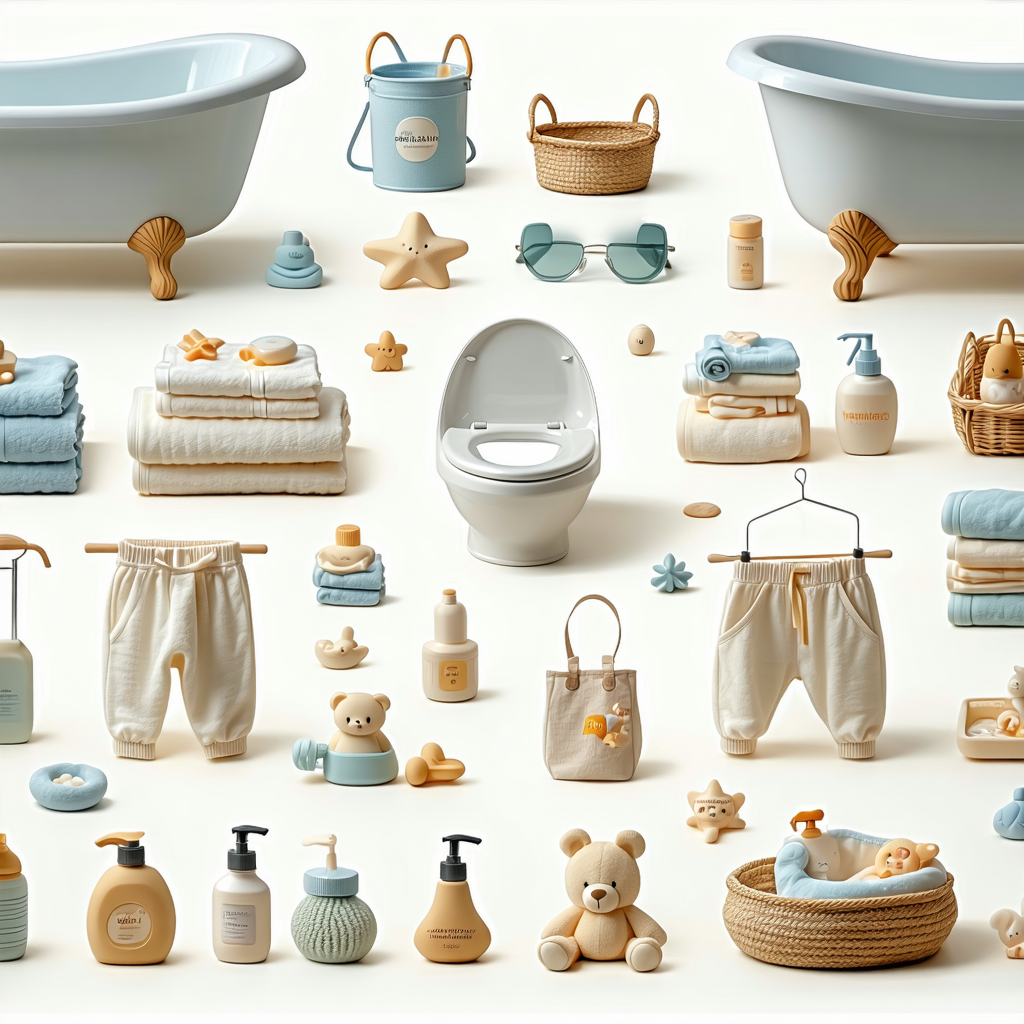 Baby Bathing, Potty & Essentials